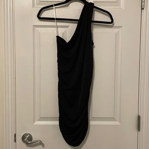 Black Women’s One-Shoulder Dress